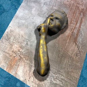 3d effect wall decor - Sculpture printing wall decor "The Secret" image 8