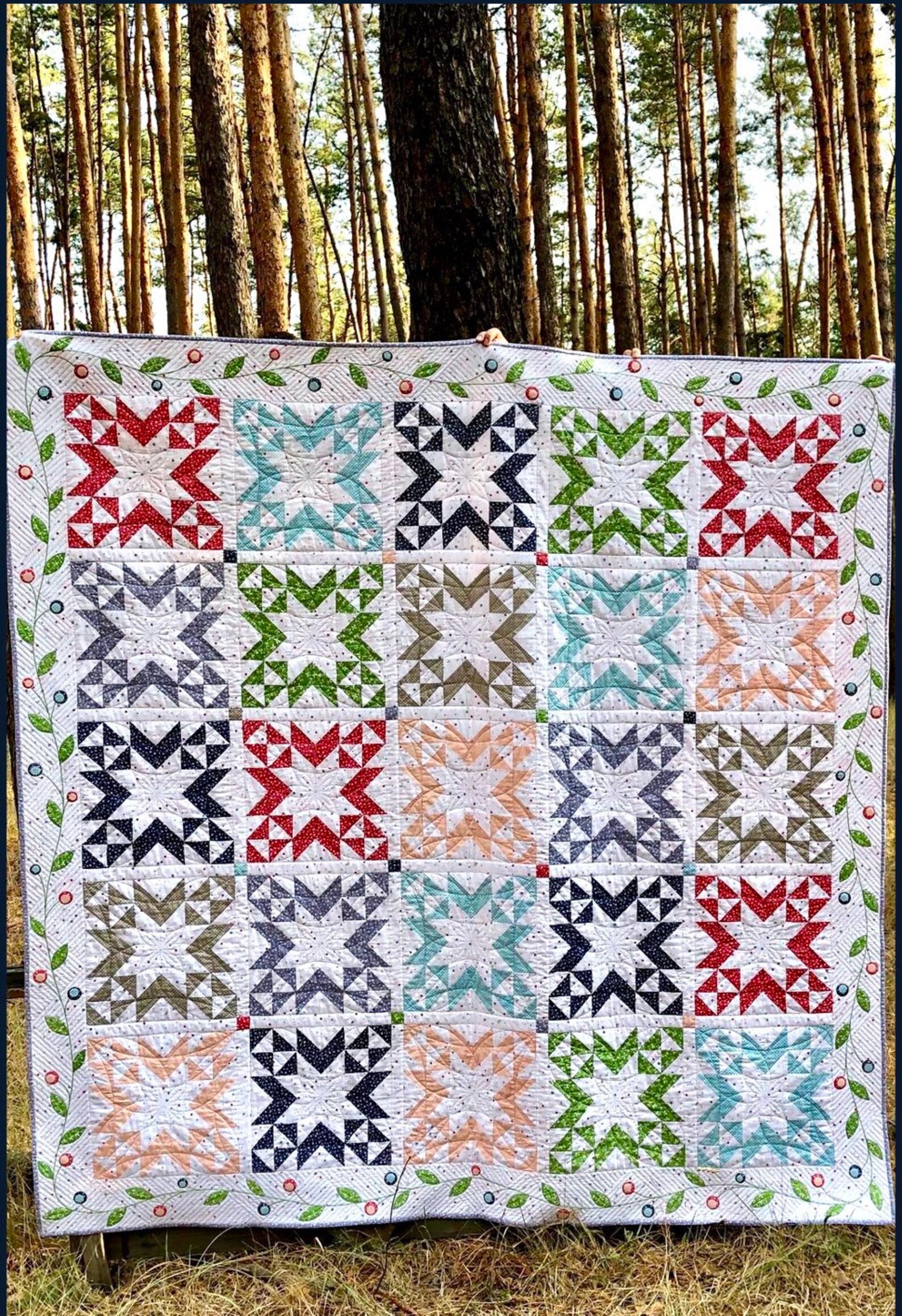 Quilt for Sale Handmade Quilt Queen Size Quilt Christmas Etsy