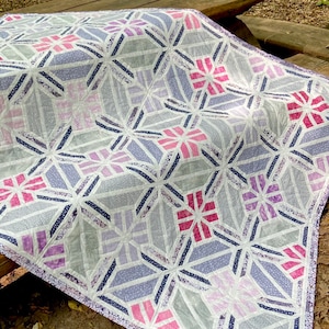 Quilt for Sale ,  Finished Quilt , Handmade Quilt for Sale , Throw Quilt , Baby Quilt , Flowers Quilt , Mother’s Gift ,