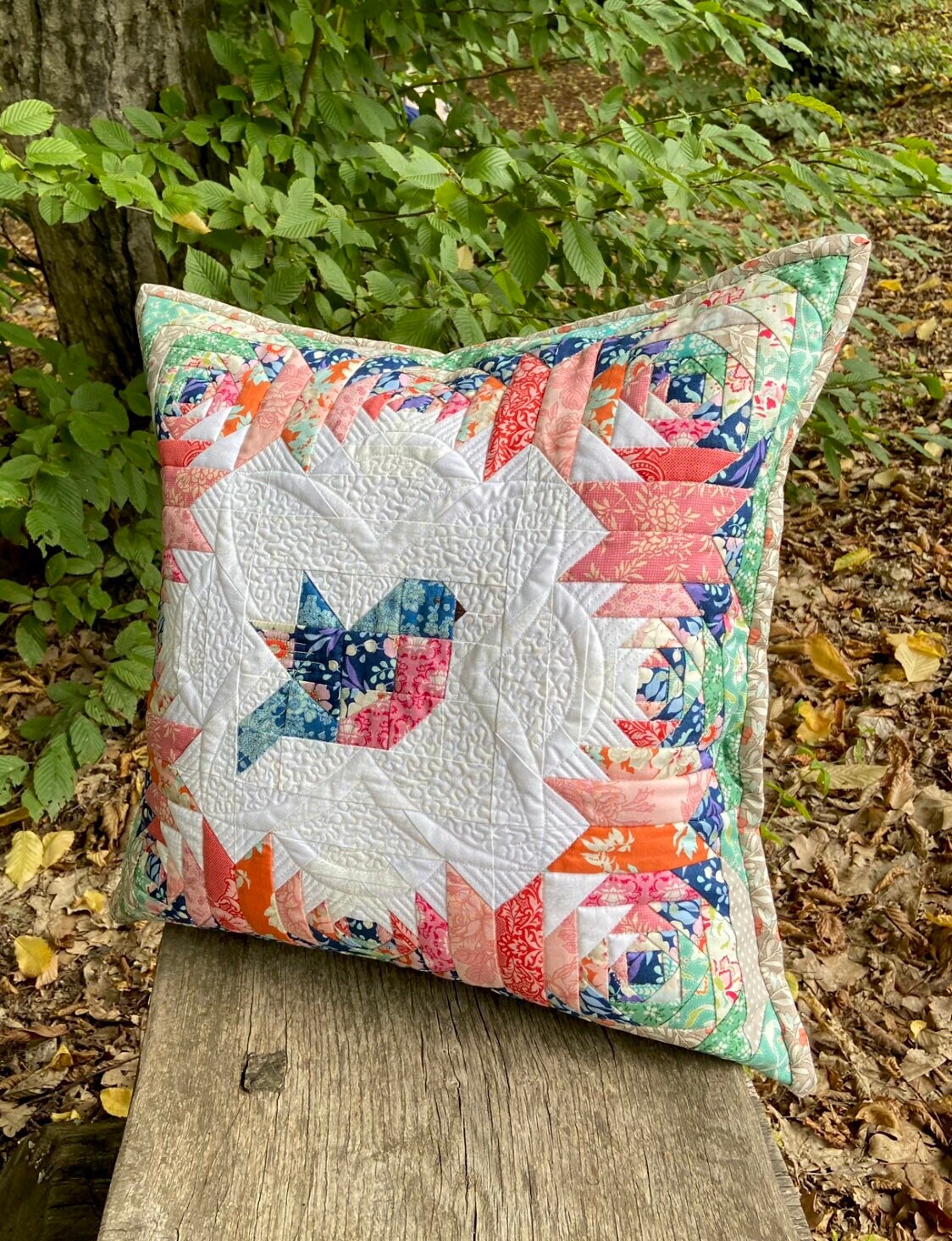 Quilt Pillow / Quilted Pillow Cover / Patchwork Pillow / Home Etsy