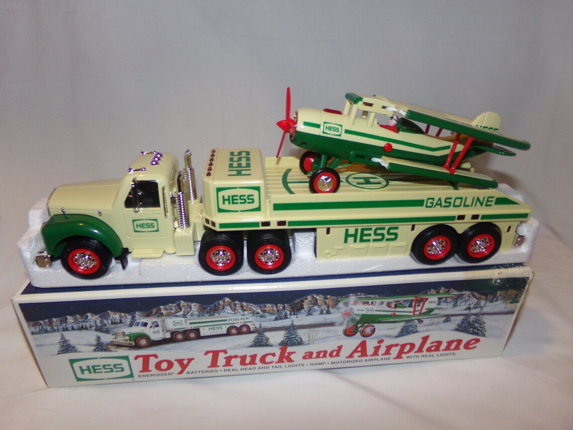 Hess Holiday Toy Truck and Airplane Brand New in Box. Etsy