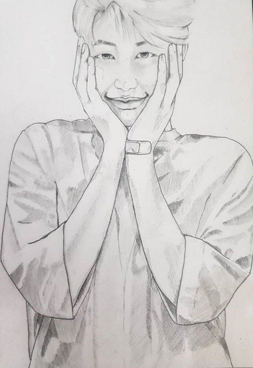 BTS 'RM' Original Sketch - Etsy Australia