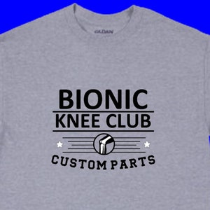Knee Replacement T-Shirt - Gray
