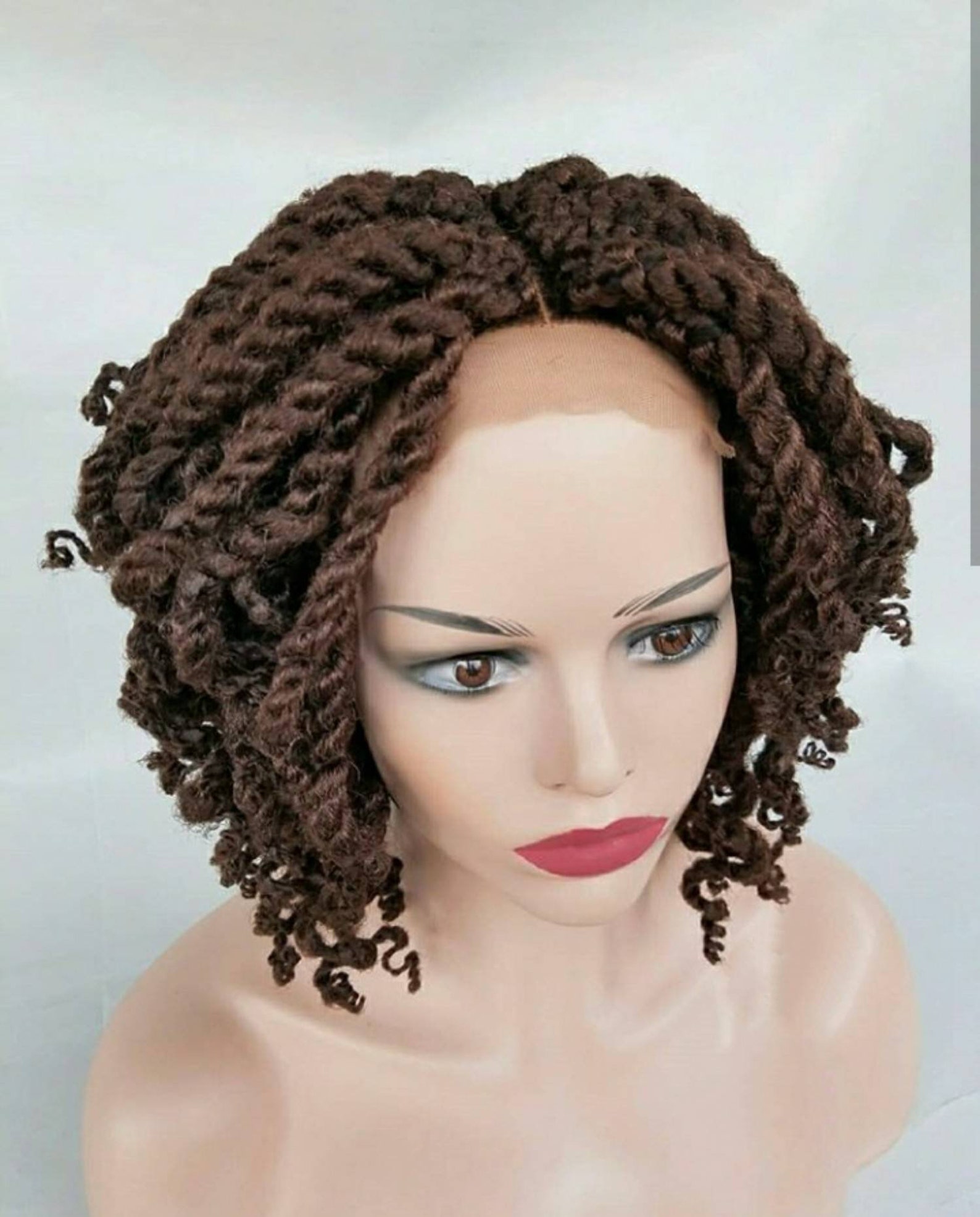 Spring twistsfull lace wig passion twists wig kinky twists Etsy