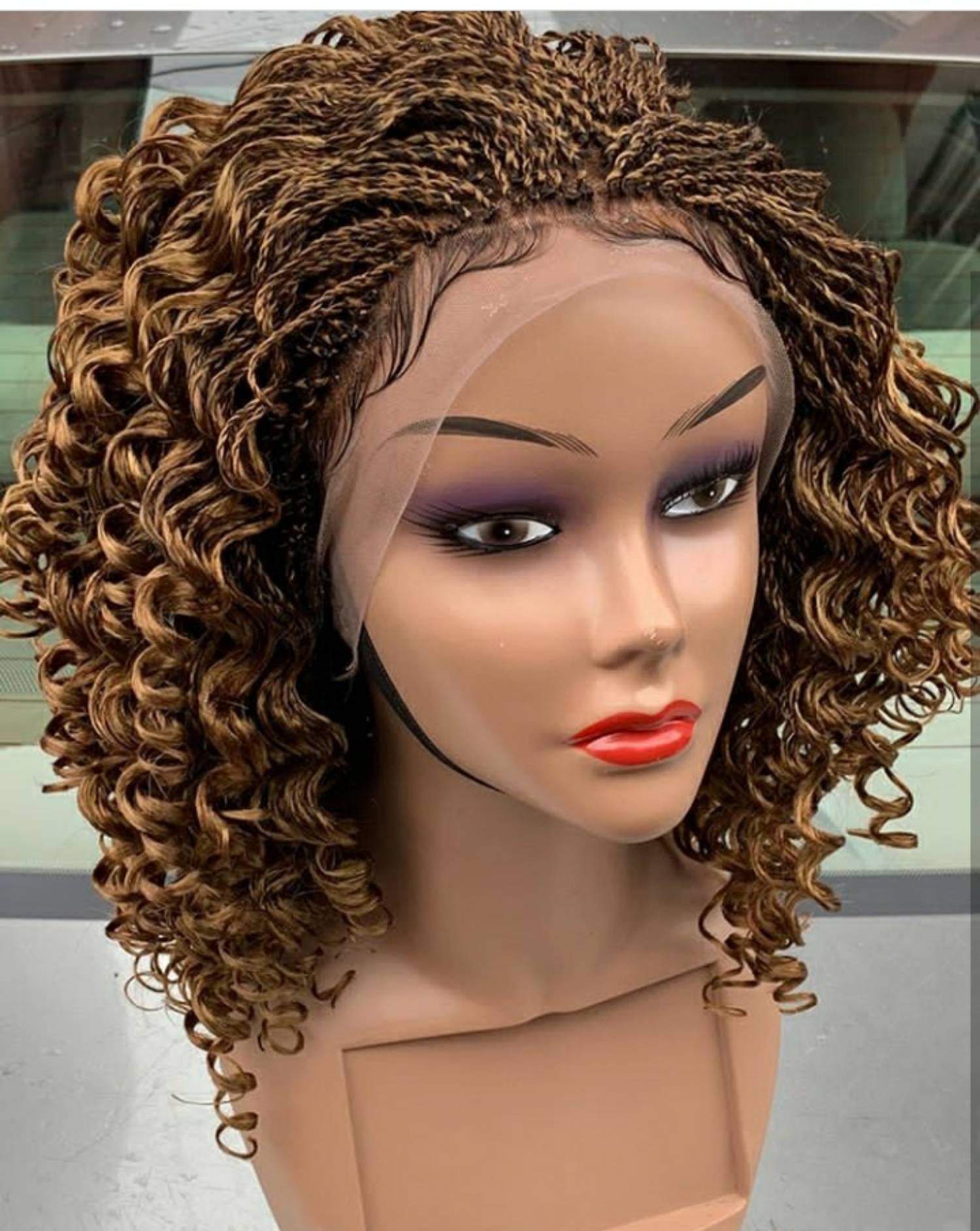 Braid Wig Custom Made Cornrow wig Braided Wigs Micro | Etsy