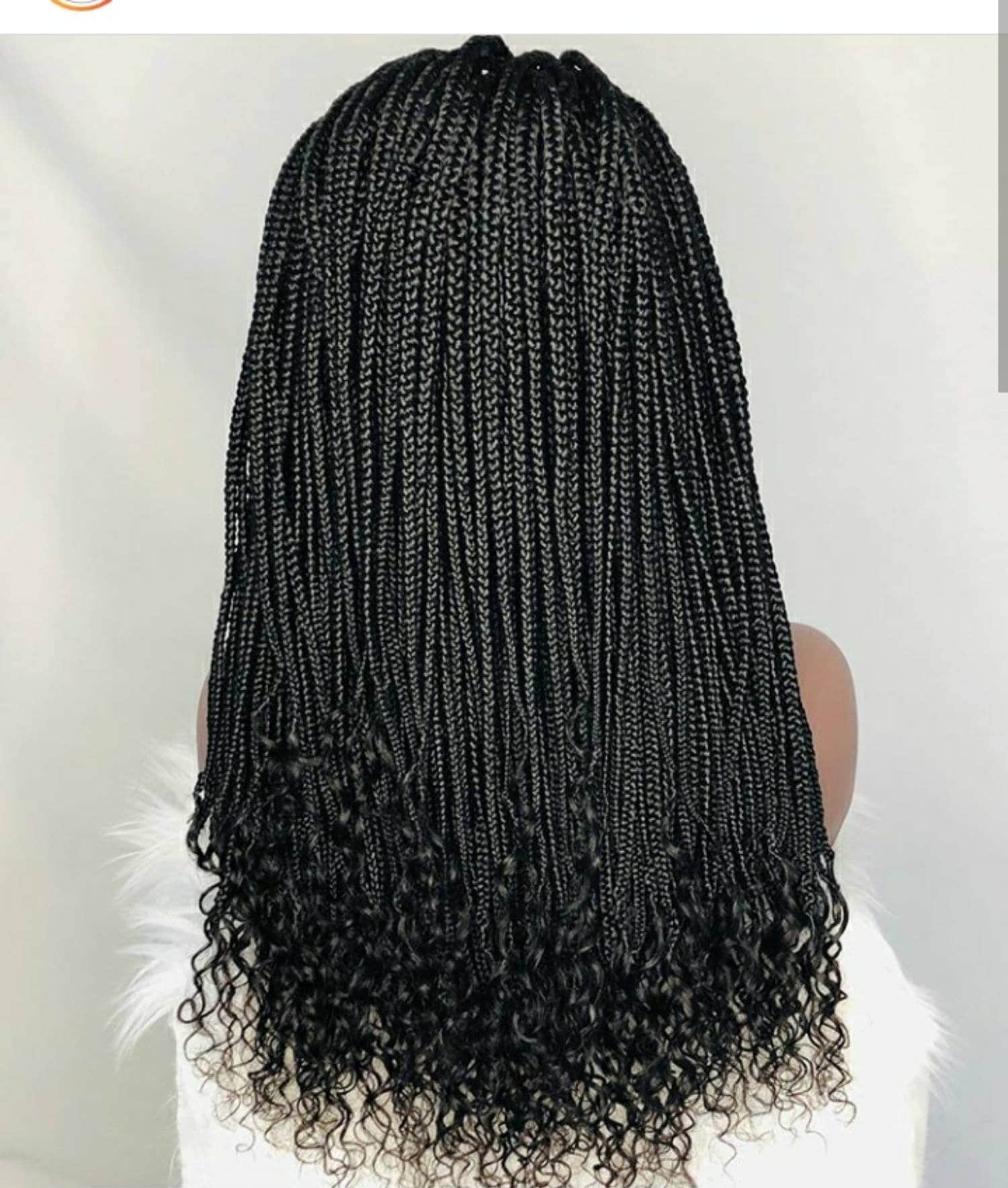 BRAIDED WIG. Full Lace Frontal braided wig. Nigeria woman | Etsy