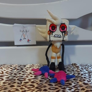 Room Decor, Soft Plush Toys. Custom Made According to Children&#39;s Drawing. Size 12 Inches,inspired by Goob.