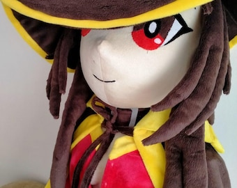 A custom-made plush toy. Megumin conosuba plush soft toy gift for happy birthday