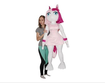 Handmade Plush Doll: Large Soft Toy Pillow (15-80 inches)
