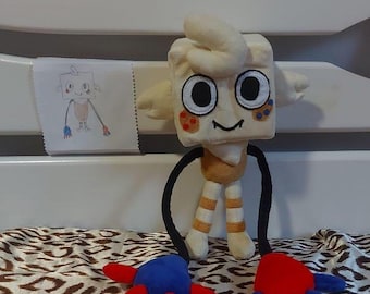 Peluche personnalisée : dessin d'enfant, 30 cm (30 cm)