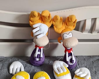 レイマンをモチーフにしたカスタムぬいぐるみ：オーダーメイド - Etsy 日本