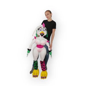 Glamrock Chika is a custom FNAF9 plush toy. Custom Plush Toy. Large Soft Plush Pillow Toy.