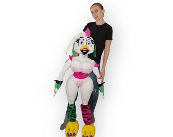 Glamrock Chika FNAF9 Plush Toy: Custom Large Pillow