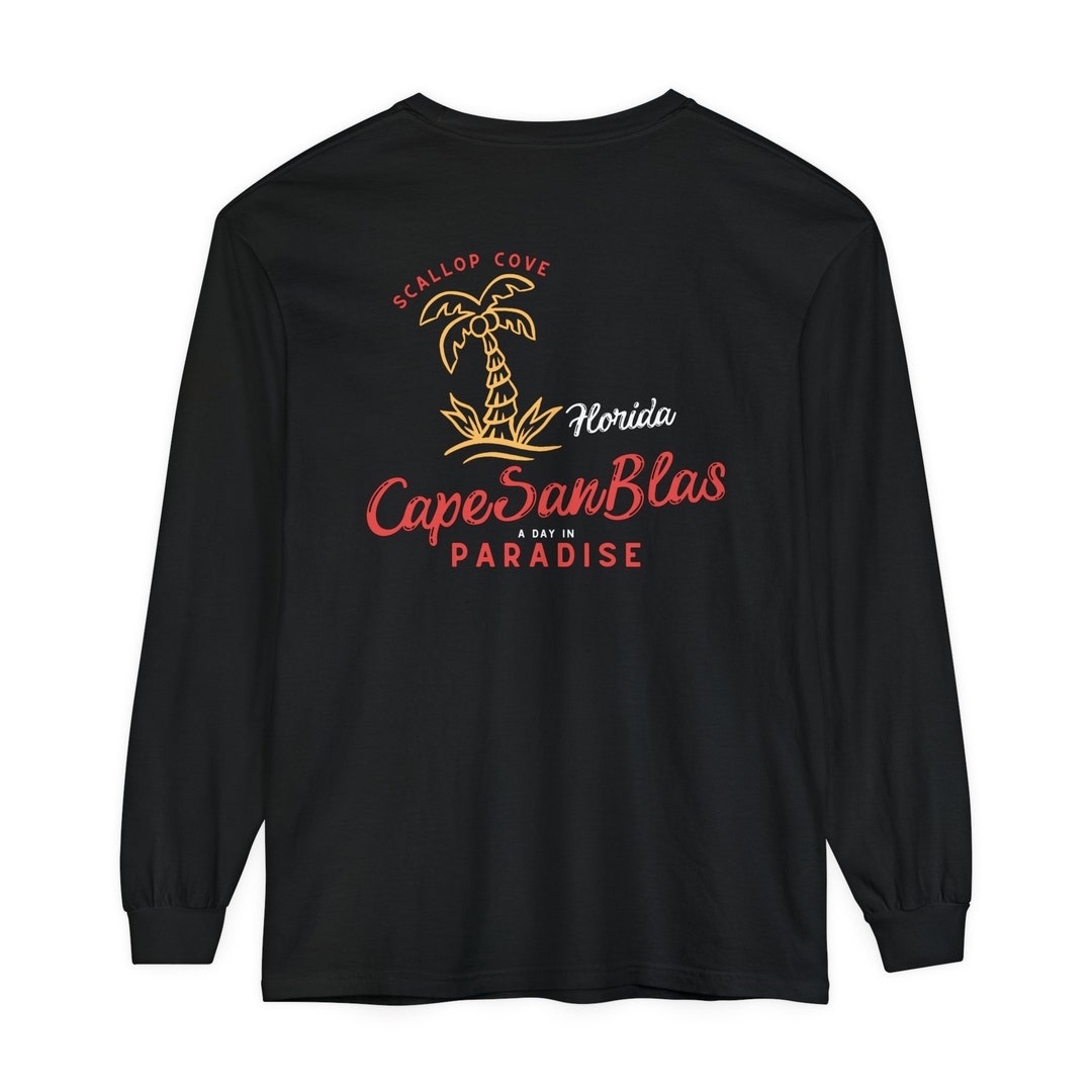 Cape San Blas A Day in Paradise Comfort Colors Unisex Long Sleeve T