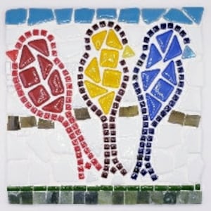 Birds Mosaic DIY Craft Kit: Handcrafted Beginner Project