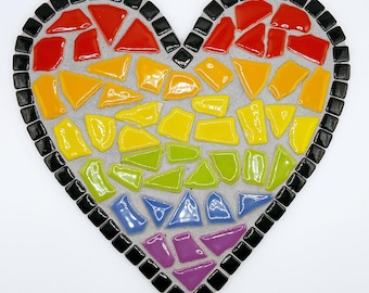 PRIDE Heart DIY Mosaic Tile Craft Kit - LGBT