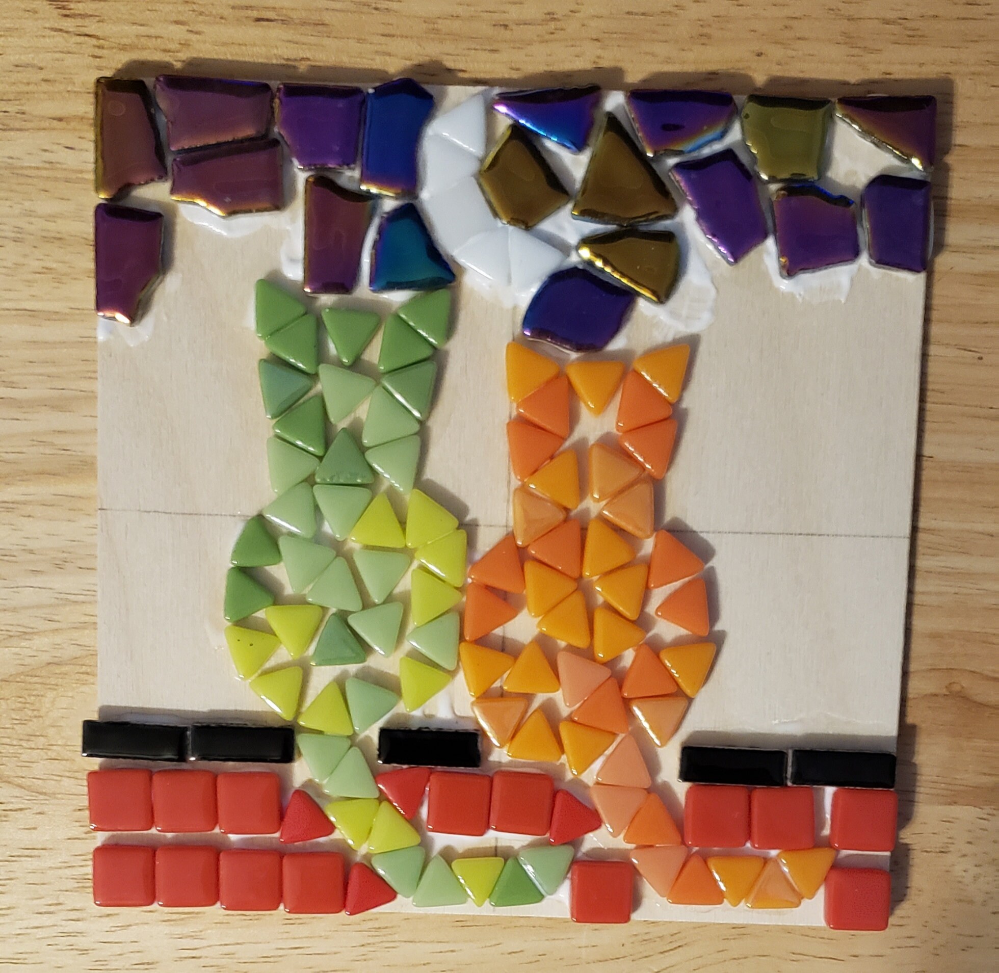 DIY Mosaic Kit moonlight Meow Mosaic Charcoal Grout Kit Etsy