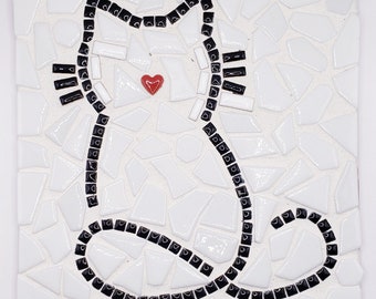 Cat, Craft, Kit, Mosaic, Cat gifts, Craft Kits for Adults, Pets, Cat color options