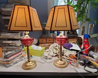 picture Matching Lamps For Couples matching lamps etsy