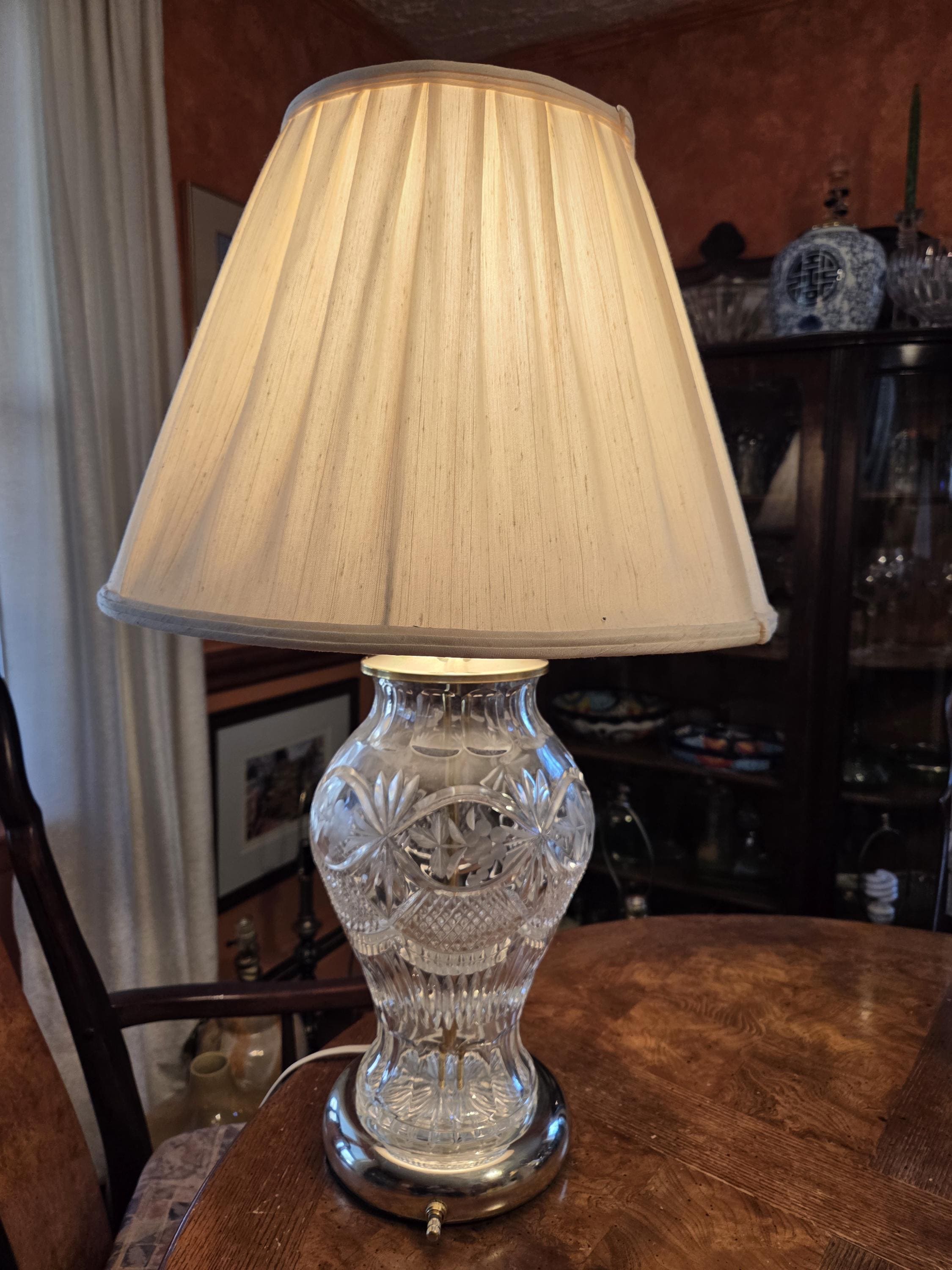 Waterford crystal lamp - Etsy 日本