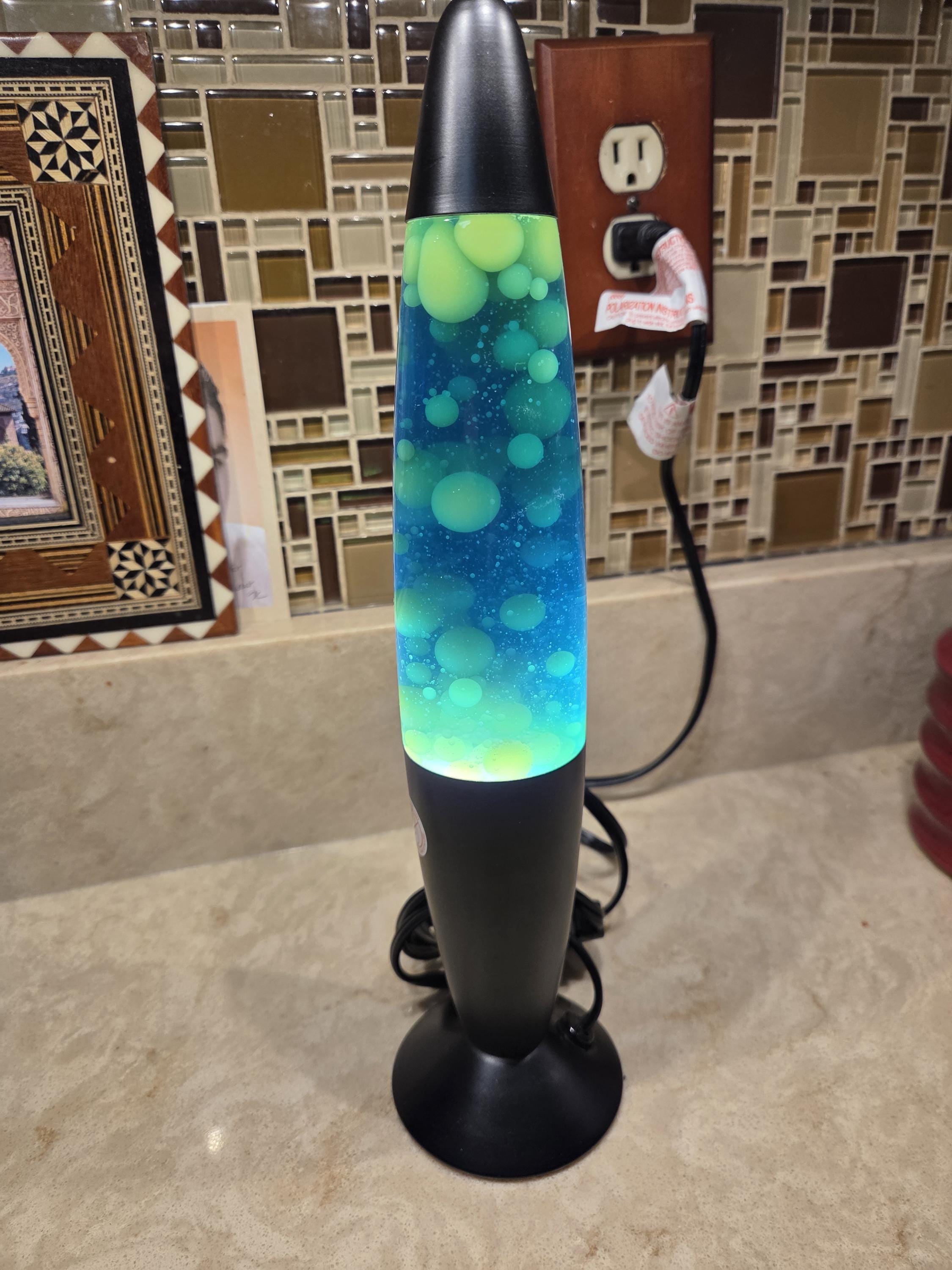 Vintage Rocket Lava Lamp - Etsy