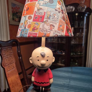 Vintage Peanuts Lamp - Etsy