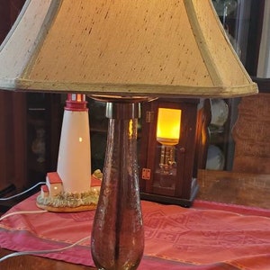 Vintage Glass Lampshade For Table Lamps – Lightweight Candle Holder Cover, Multi-Functional Clear Glass Shade, 3.54” X 3.34”, Fits Nightstand, Desk, Or Candle Holders
