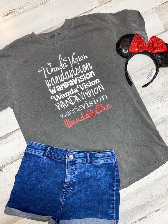 Wandavision shirt disney Clearance