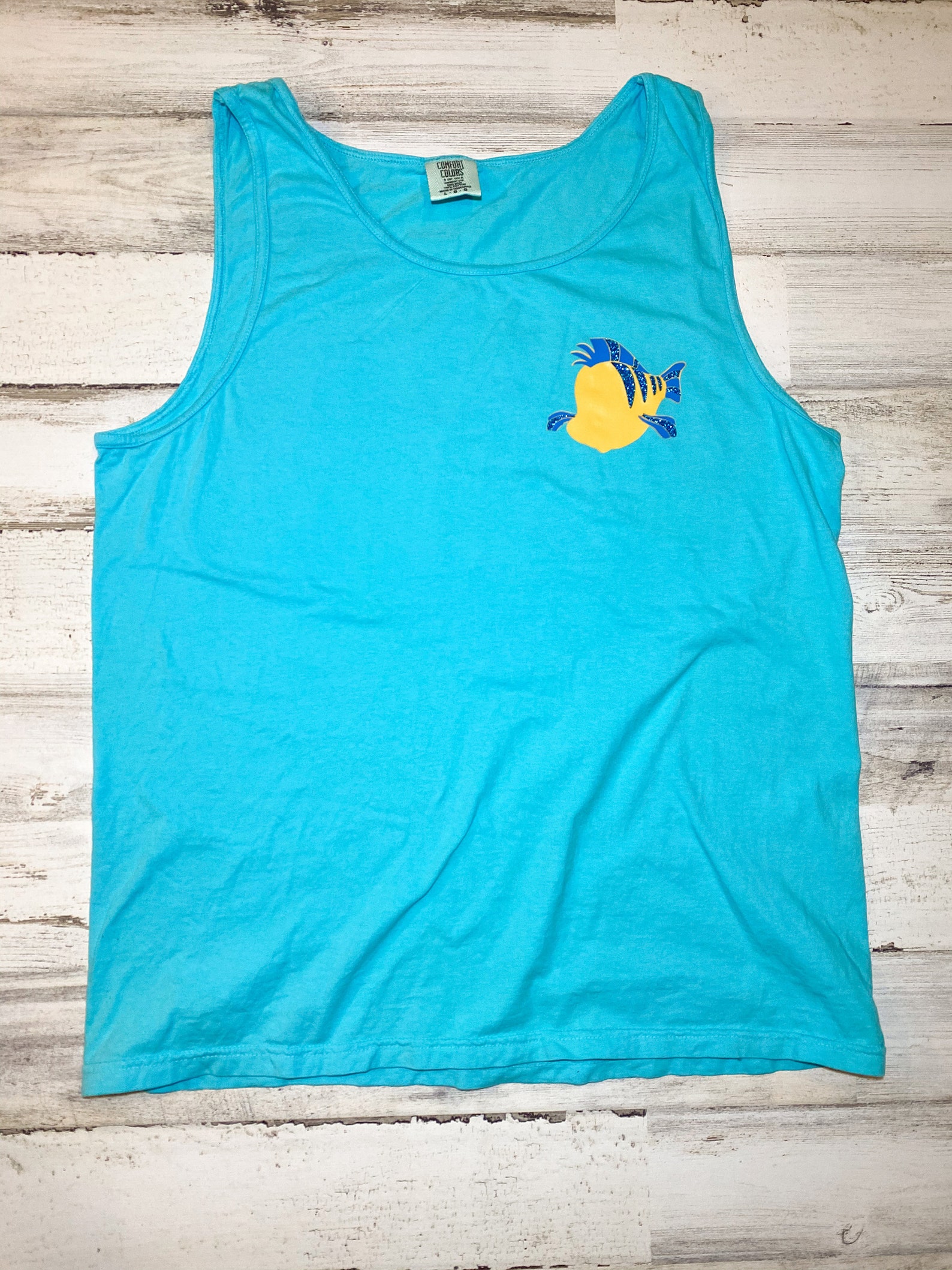 Flounder Shirt The Little Mermaid Tank Top Summer and Etsy
