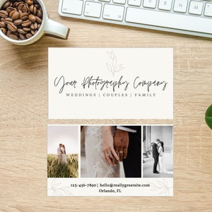 Photography Business Cards - Canva Marketing Business Card Design - Business Card Template for Photographers