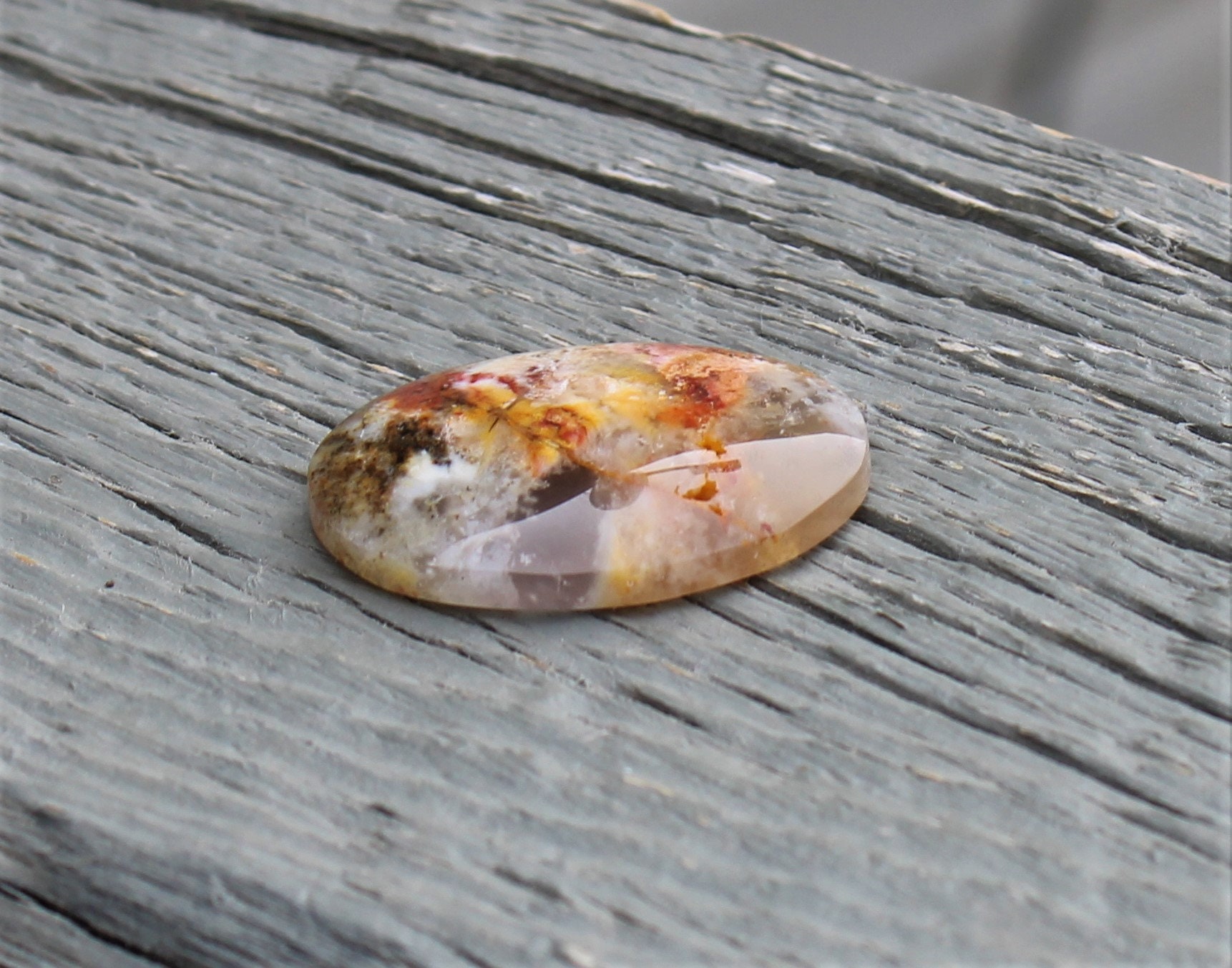 Pink Lady Moss Agate E.Oregon/Idaho 26x33x5.8mm bezel 2.2mm | Etsy