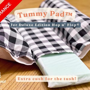 Tummy Pad™ for Deluxe HOP N FLOP® snuggle bed | adds cushion | a product of Well Kept Rabbit®