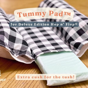 Tummy Pad™ for Deluxe HOP N FLOP® snuggle bed | adds cushion | a product of Well Kept Rabbit®