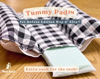 Tummy Pad™ for Deluxe HOP N FLOP® snuggle bed | adds cushion | a product of Well Kept Rabbit®