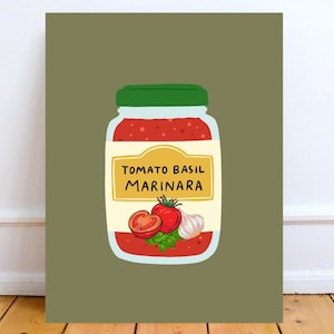 Marinara Wall Art,Italian Food Art, Pasta Sauce Art,Digital Art For Download,This Artwork Was Created With The Assistance Of AI Tools