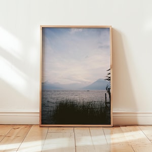 Lake Atitlan Film Photograph DIGITAL DOWNLOAD, Guatemala landscape, Volcano photograph, Travel prints, Wall art, Guatemala poster