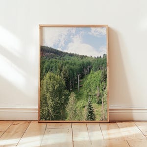 Telluride Ski Lift DIGITAL DOWNLOAD, Travel print, Wall art, Colorado poster, Telluride Art, Colorado art, Mountain view, Mountain town