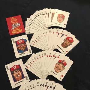 2019 World Series Champion Washington Nationals Playing Cards