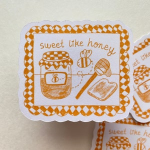 sweet like sweet Die Cut Aufkleber - Bullet Journal Aufkleber,Vsco Girl, Planer Aufkleber, Scrapbook Aufkleber, Skizze, Dekorative Aufkleber