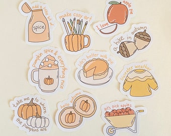 cozy autumn die cut Collection - Bullet Journal Stickers, Planner Stickers, Scrapbook Stickers, Vintage Stickers, Decorative Stickers, Bujo