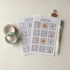 Bullet Journal Aufkleber, Scrapbook Sticker, Vintage Sticker, dekorative Sticker, Bullet Journal, Bujo