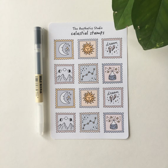 Celestial Dream Bullet Journal Sticker Kit For Journaling