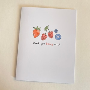 bedankt bes veel handgemaakte wenskaart - schattige bedankkaart, grappig bedankt, wenskaart punny, milieuvriendelijk, schattig plasticvrij