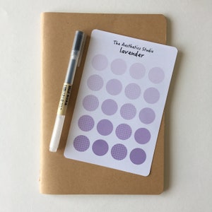 Dots Sticker Sheet Bullet Journal Stickers Planner | Etsy