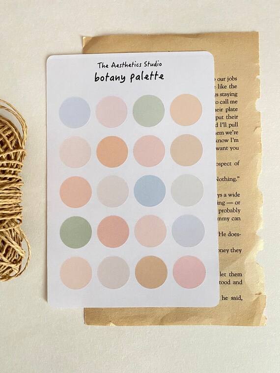 Knaid Vintage Briefmarken-Aufkleber Set – 276 Stück Botanische Deko-Sticker Fürs Journaling & Scrapbooking