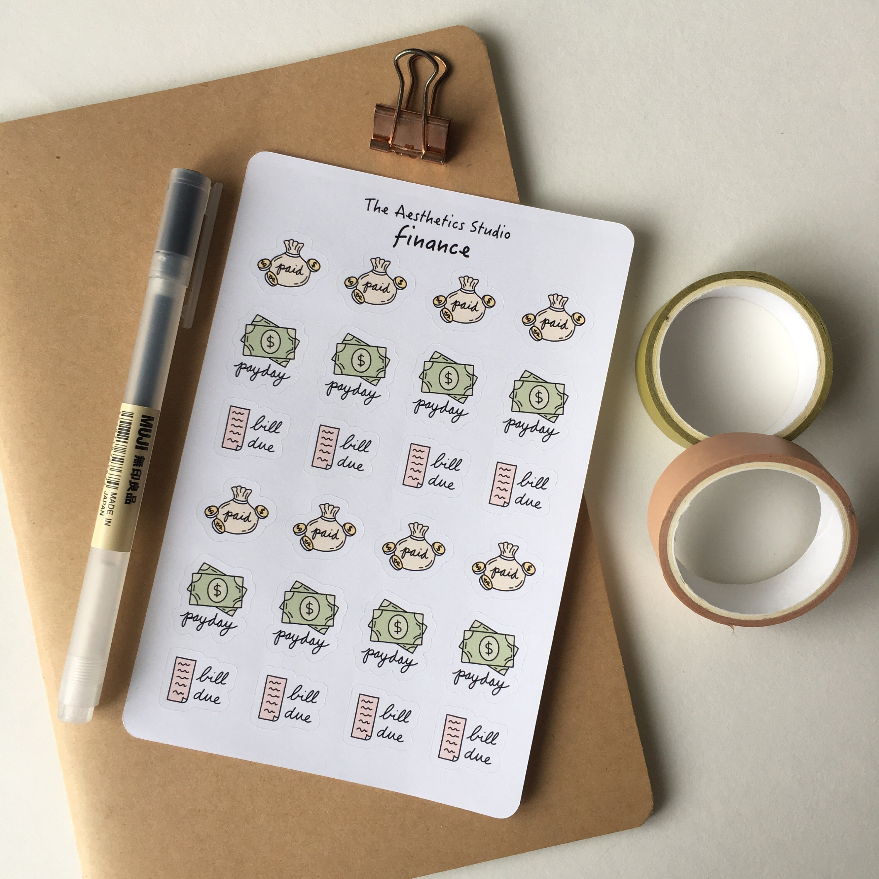 Sewing Sticker Sheet. Stickers for Bullet Journal, Planners and Scrapb – My  Happy Place Stickers