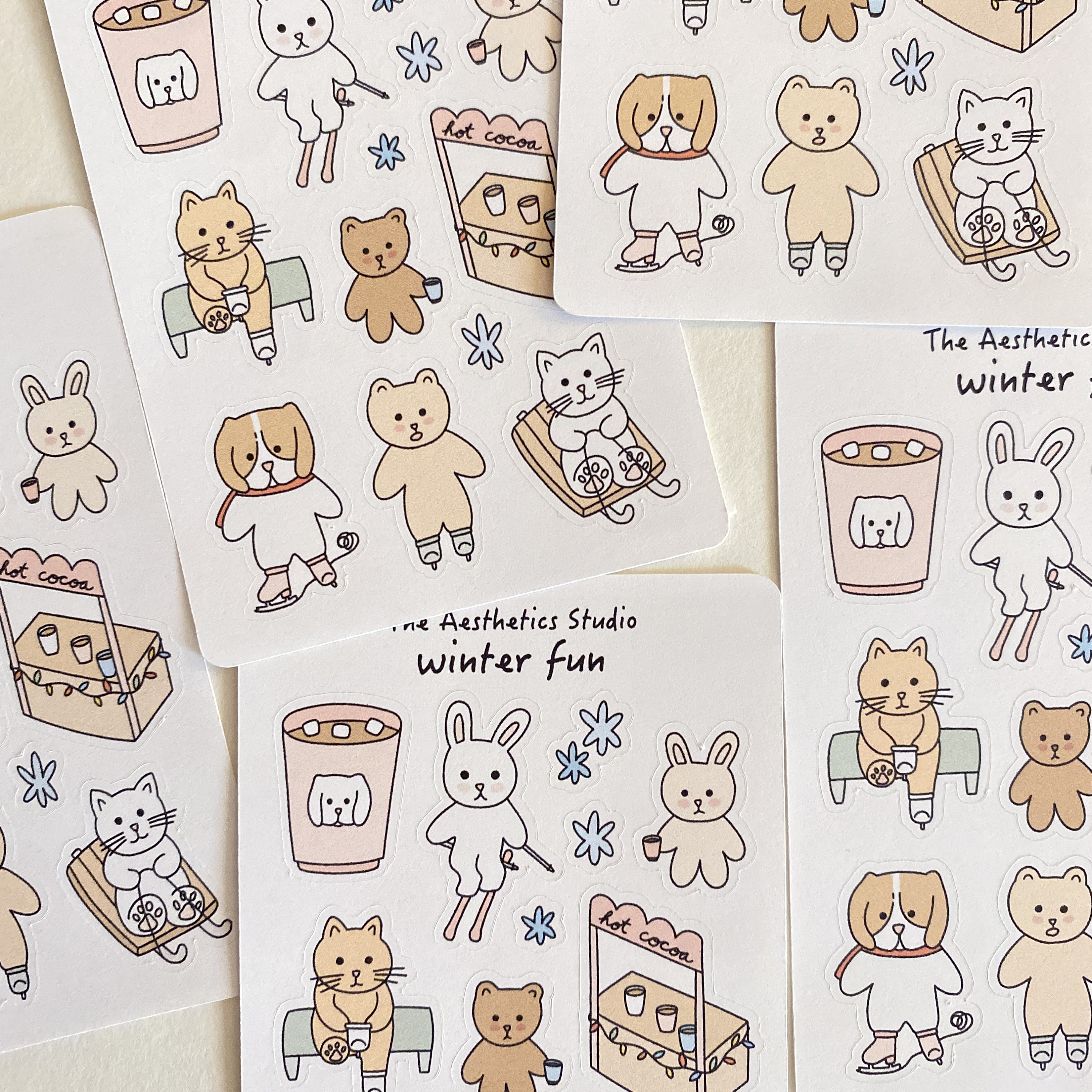 Winter Fun Sticker Sheet - Bullet Journal Stickers, Planner Stickers ...