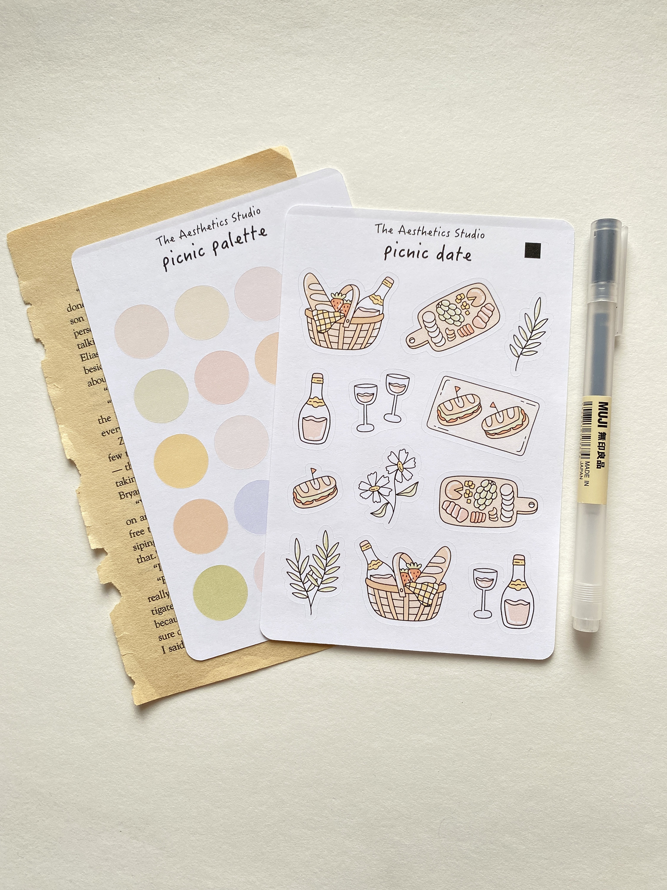 DPKOW Jahreszeiten Sticker Set 340 Motive, Frühling Sommer Herbst Winter Scrapbook Sticker für