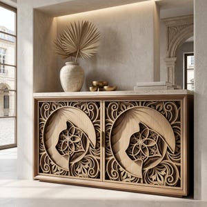 Nautilus Shell Wall Art File, 11 Layer Laser Cut Design, Multilayer Nautilus Svg Dxf, Ocean Inspired Panel, Cnc Router Template image 6