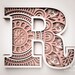 Laser Cut DXF Letter R DXF Alphabet Letter R, Laser Cut Letter ...